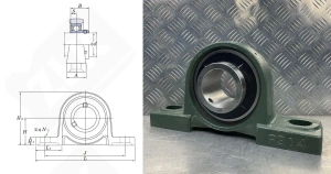Подшипниковый узел 480314UCP (UCP314)