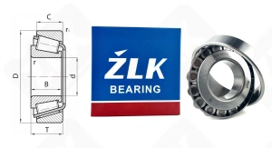 Подшипник 7310 (30310) радиально-упорный роликовый конический 50-110-29,25 мм