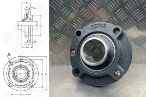 Подшипниковый узел 480213UCFC (UCFC213)