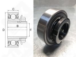 Подшипник 380708 радиальный шариковый 40-85-23/35 мм