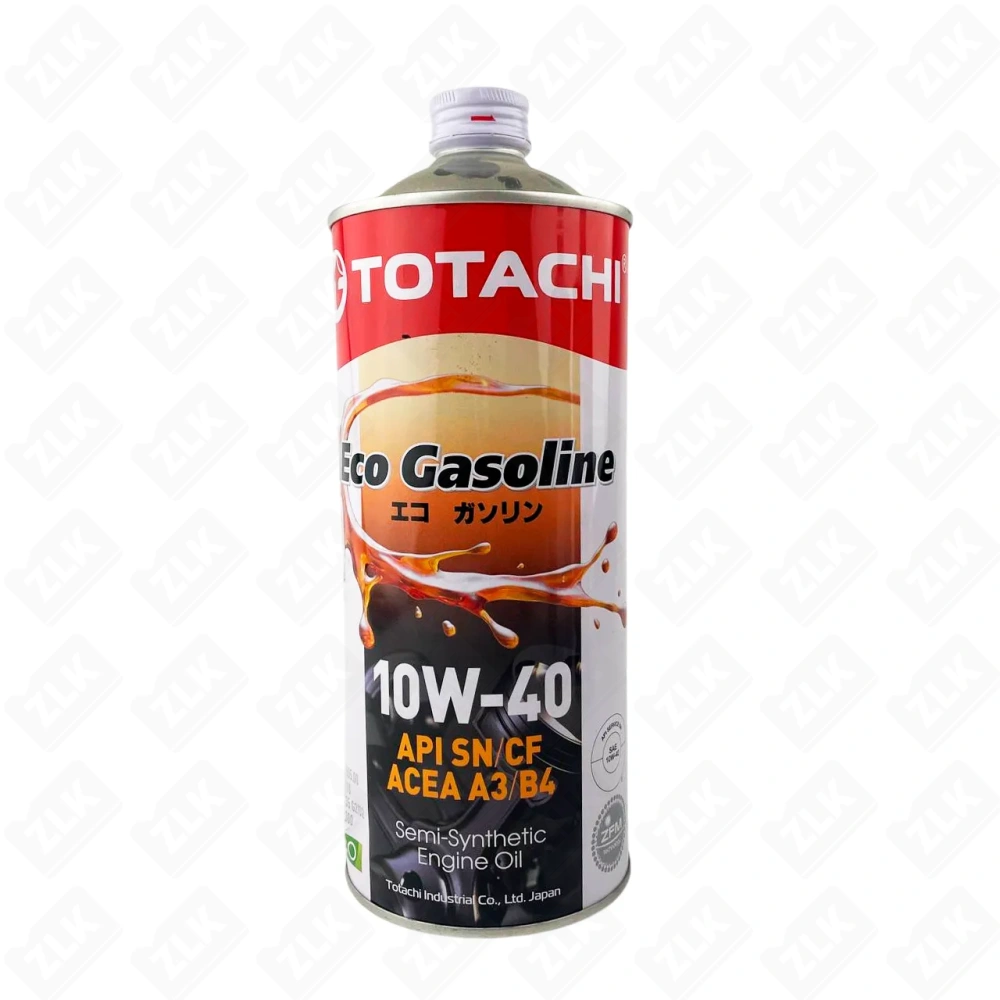 Масло моторное 10W-40 полусинтетическое 1л универсальное TOTACHI Eco Gasoline API SN/CF