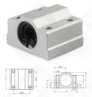 Опора валов SCS16UU