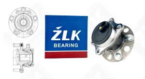 Подшипниковый ступичный узел 3785A008 радиально-упорный шариковый 80-140,5-60,6 мм