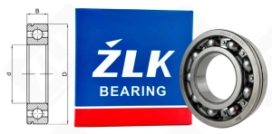 Подшипник 50208 (6208N) радиальный шариковый 40-80-18 мм