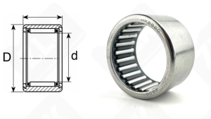 Подшипник HK2820 радиальный игольчатый 28-35-20 мм