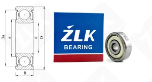 Подшипник 80035 (635ZZ) радиальный шариковый 5-19-6 мм