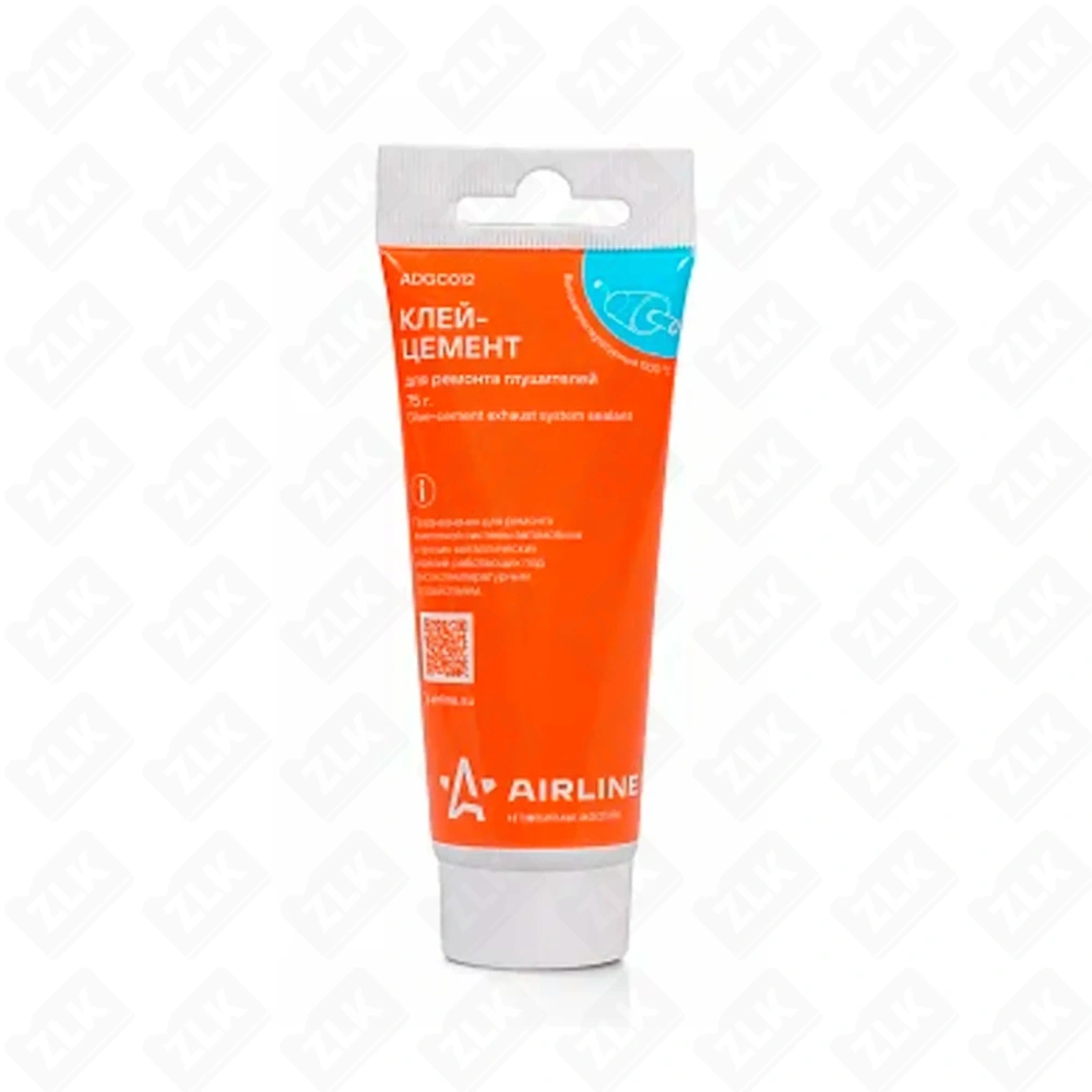 Клей цемент для ремонта глушителей, туба с подвесом 75гр