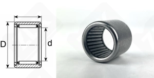 Подшипник 943/17 радиальный игольчатый 17-23-22 мм