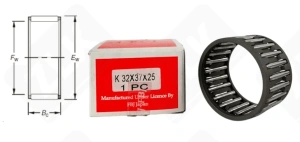 Подшипник импортный K32x37x25 радиальный игольчатый 32-37-25 мм
