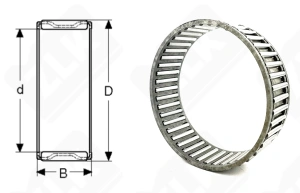 Подшипник K90x98x30 радиальный игольчатый 90-98-30 мм