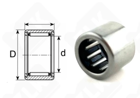 Подшипник СК081210 (HK0810) радиальный игольчатый 8-12-10 мм