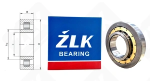 Подшипник 32332К2М НО (NU332M) радиальный роликовый 160-340-68 мм