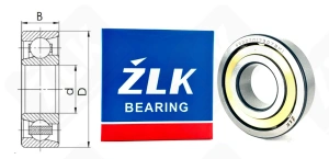 Подшипник 66307Л (7307BM) радиально-упорный шариковый 35-80-21 мм