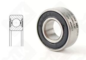 Подшипник 1000086 2RS  (618/6,6862RS) радиальный шариковый 6-13-5 мм