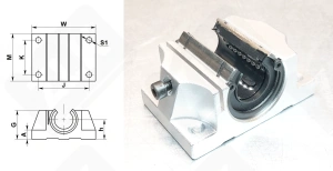 Линейный подшипник TBR16UU