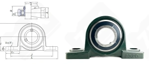 Подшипниковый узел 480320UCP (UCP320)