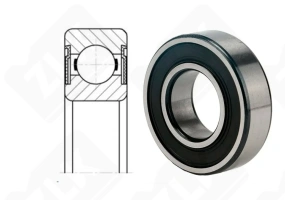 Подшипник 1000094 2RS (6942RS) радиальный шариковый 4-11-4 мм