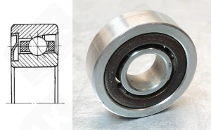 Подшипник 606019 Е радиально-упорный шариковый 9-24-7 мм