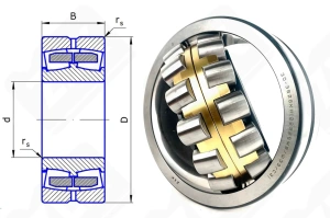 Подшипник 3626 КН (30) (22326 MBC3/W33) радиальный роликовый самоустанавливающийся 130-280-93 мм