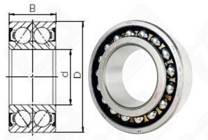 Подшипник 3056220 Л (5220M,3220M) радиально-упорный шариковый 100-180-60,3 мм