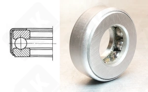 Подшипник 51204 BCL (B9) упорный шариковый 25,4-50,1-19,05 мм