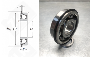 Подшипник 63/28NR радиальный шариковый 28-68-18 мм