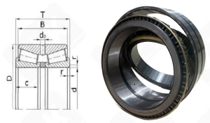 Подшипник 2097960 М (352960) радиально-упорный роликовый конический 300-420-128/160 мм
