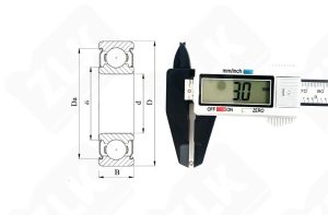 Подшипник MR681 радиальный шариковый 1-3-1 мм