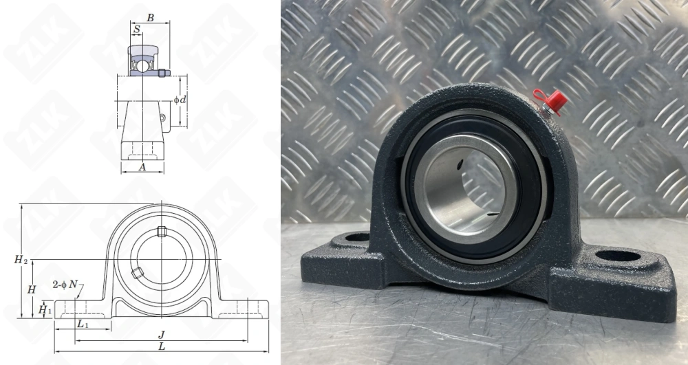 480208UCP (UCP208D1) NSK