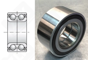 Подшипник 45BWD16CA103ZA радиально-упорный шариковый 45-84-39 мм