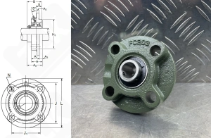 Подшипниковый узел 480203UCFC (UCFC203 FYTB17)