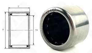 Подшипник BK1010 радиальный игольчатый 10-14-14 мм