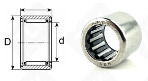 Подшипник HK0912 радиальный игольчатый 9-13-12 мм