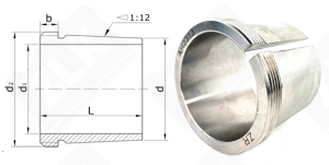 Втулка стяжная AH2313 Neutral 60-70-61 мм