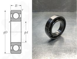 Подшипник 115 (6015) радиальный шариковый 75-115-20 мм