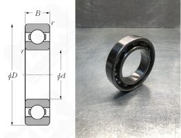 Подшипник 115 (6015) радиальный шариковый 75-115-20 мм