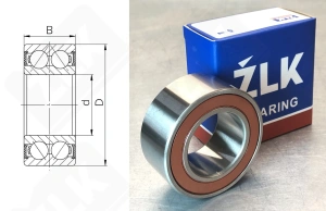 Подшипник 35BD210T12DDUCG21 радиально-упорный шариковый 35-62-28 мм