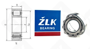 Подшипник 2312 KM (N312ECJ) радиальный роликовый 60-130-31 мм