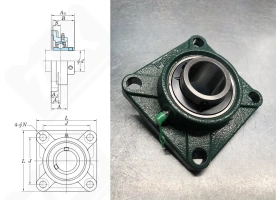 Подшипниковый узел 480307UCF (UCF307)