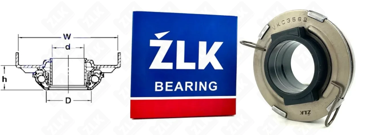 Подшипник шариковый  (VKC3562) ××21 мм ZLK