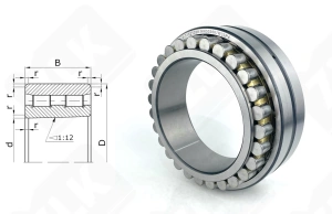 Подшипник 4-3182126 К (NN3026KW33) радиальный роликовый 130-200-52 мм