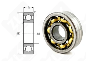 Подшипник 29 (629) радиальный шариковый 9-26-8 мм