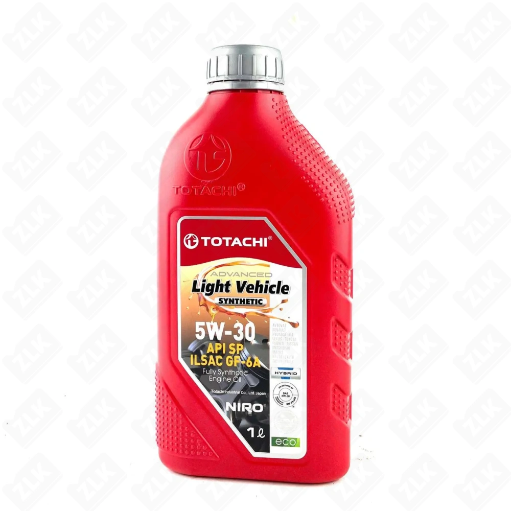 Масло моторное 5W-30 синтетическое 1л бензин TOTACHI NIRO LV SAE API SP/SN+