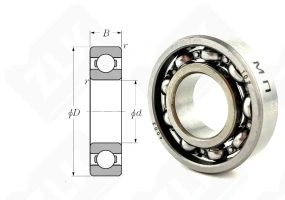 Подшипник 102 (6002) радиальный шариковый 15-32-9 мм