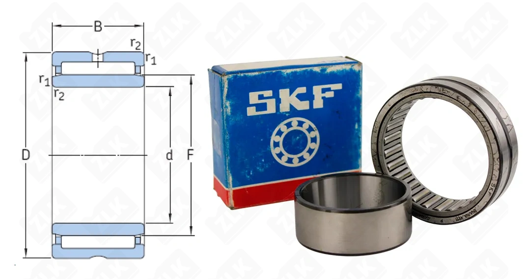 Подшипник игольчатый 4074911 (NA 4911) 55×80×25 мм SKF оригинал