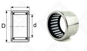 Подшипник HK303724 радиальный игольчатый 30-37-24 мм