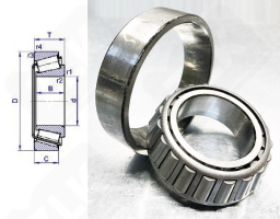 Подшипник ST6594 радиально-упорный роликовый конический 65-94-24 мм