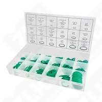 Набор колец резиновых NBR70 Дюйм. (GREEN) 270шт