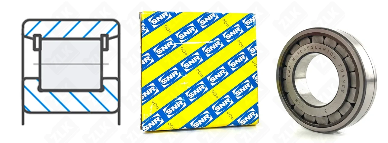 Подшипник роликовый  (N12649S04H100) 36×72×17 мм SNR