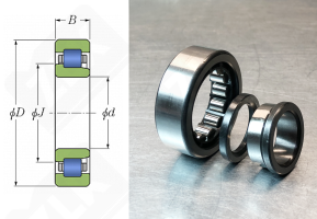 Подшипник 92506Е (NUP2206ECP) радиальный роликовый 30-62-20 мм